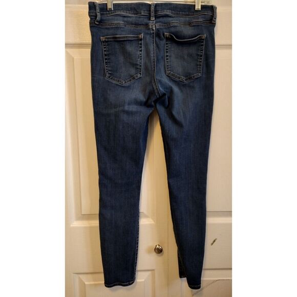 GAP Resolution True Skinny Mid-Rise Dark Wash Jeans - Picture 2 of 6